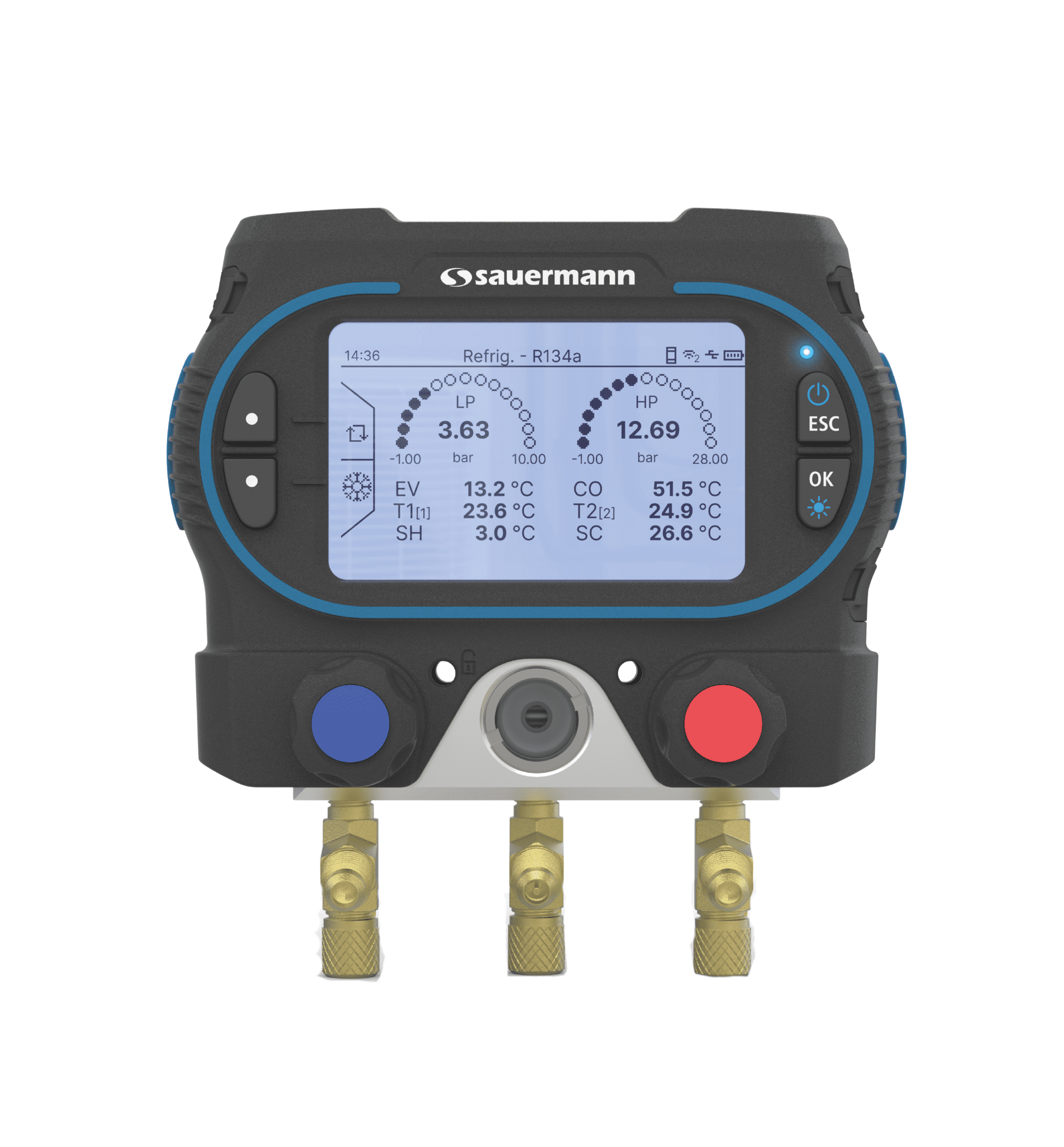 Afbeelding van Sauermann Si-RM350 2-weg digitale manifold